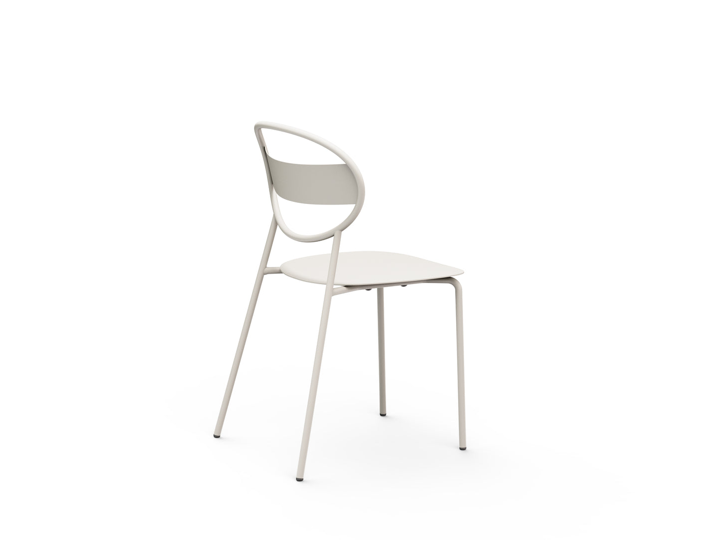Sole Chair - All Metal White