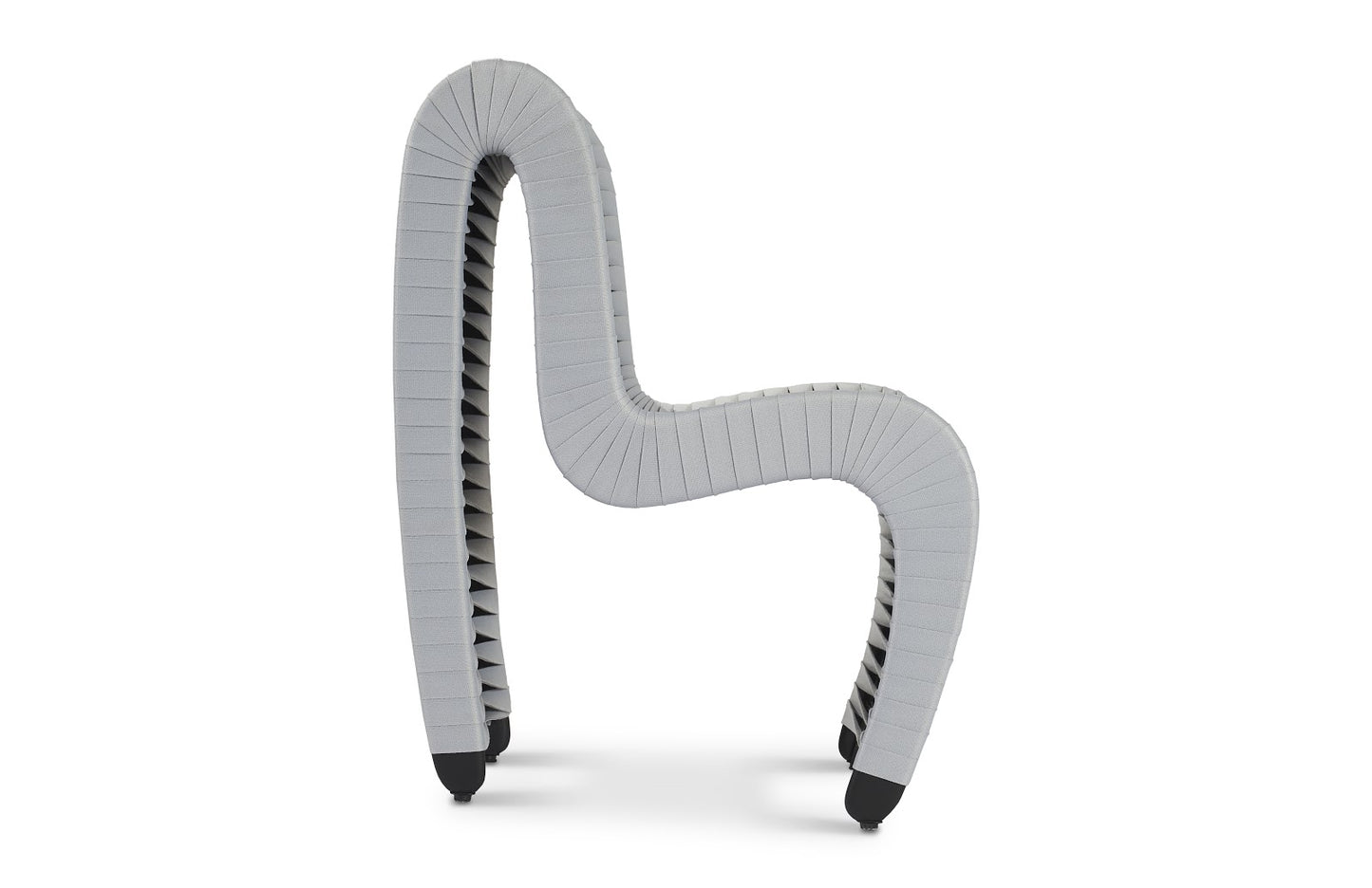 Seat Belt Dining Chair, Gray/Gray