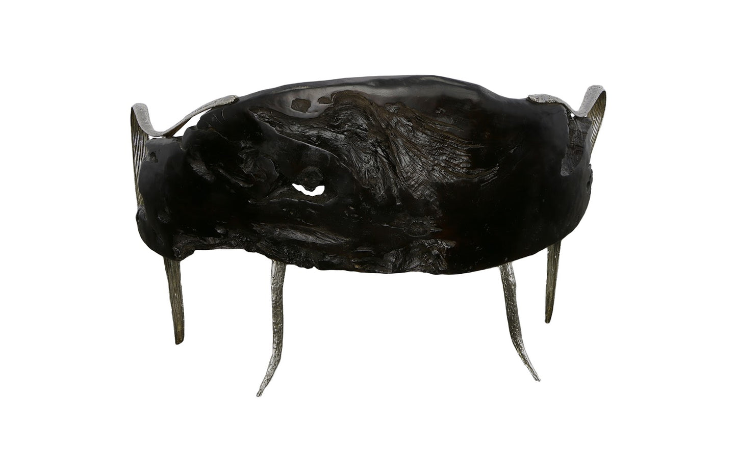 Graven Live Edge Bench, Black