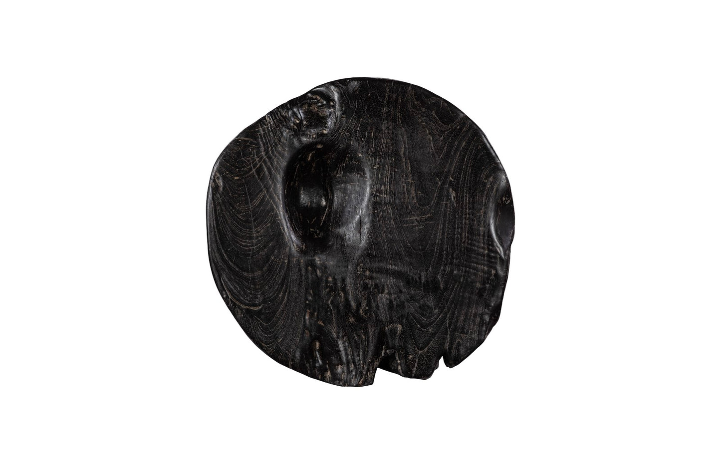 Black Wash Stool, Round