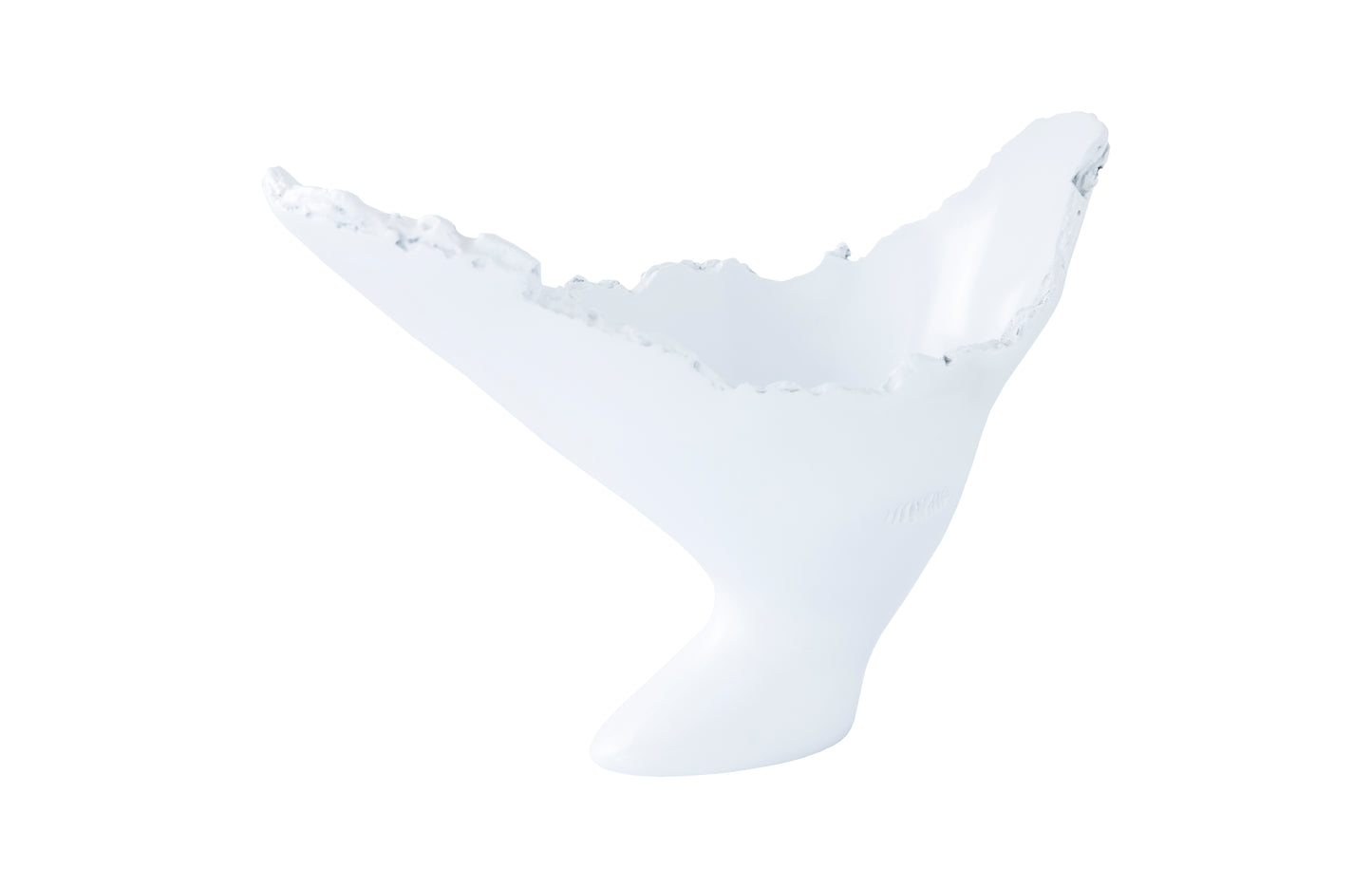 Burled Vase, Glossy White