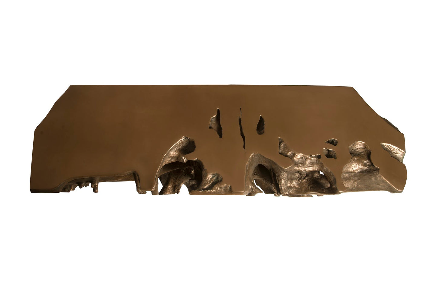 Beau Cast Root Console Table, Bronze