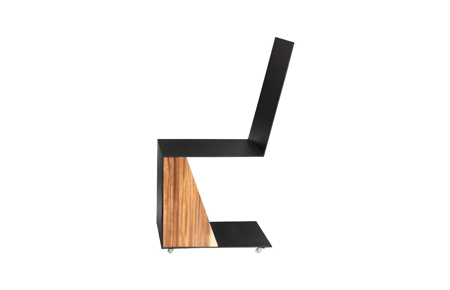 Block Chair with Casters, Natural