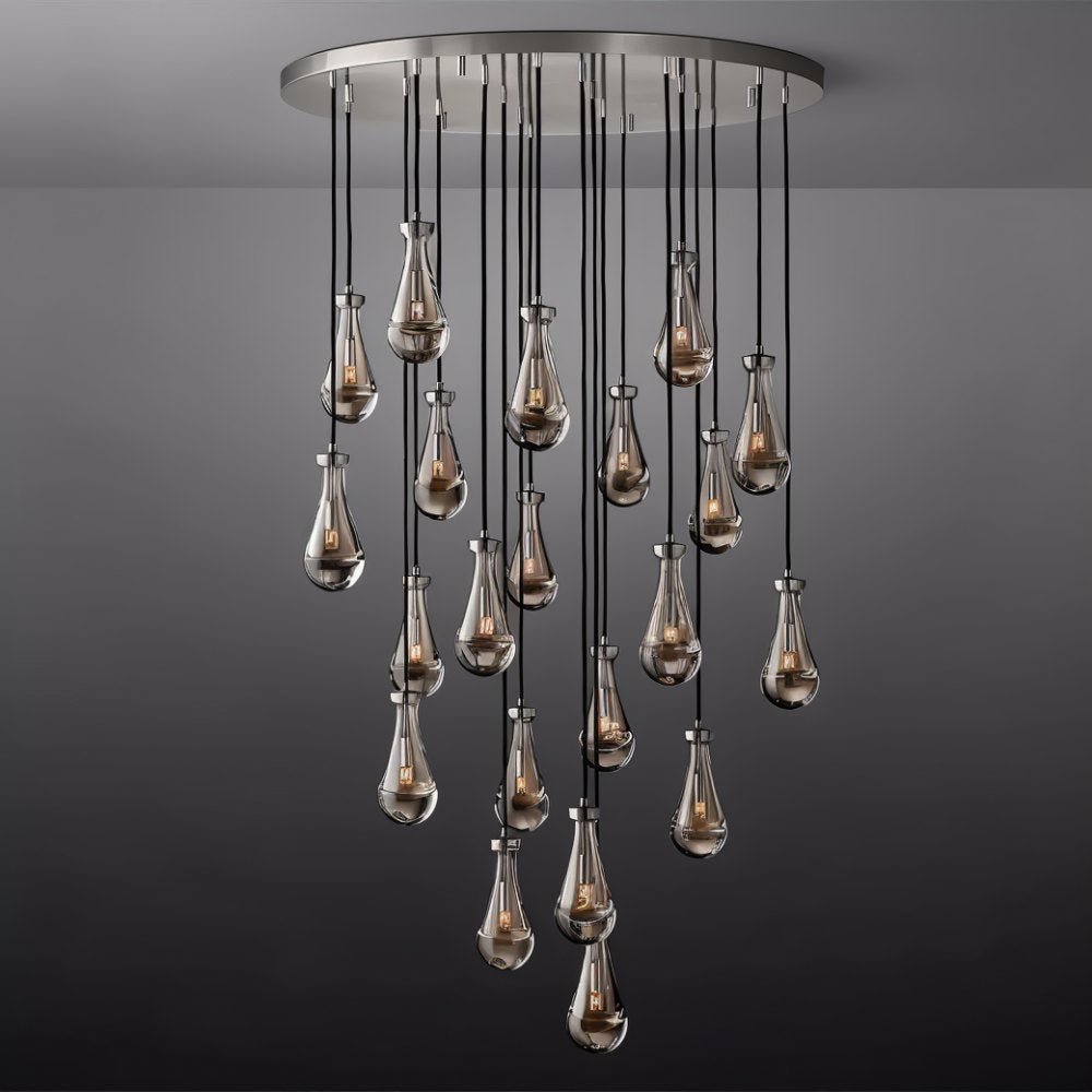 Pulcher Glass Tears Chandelier