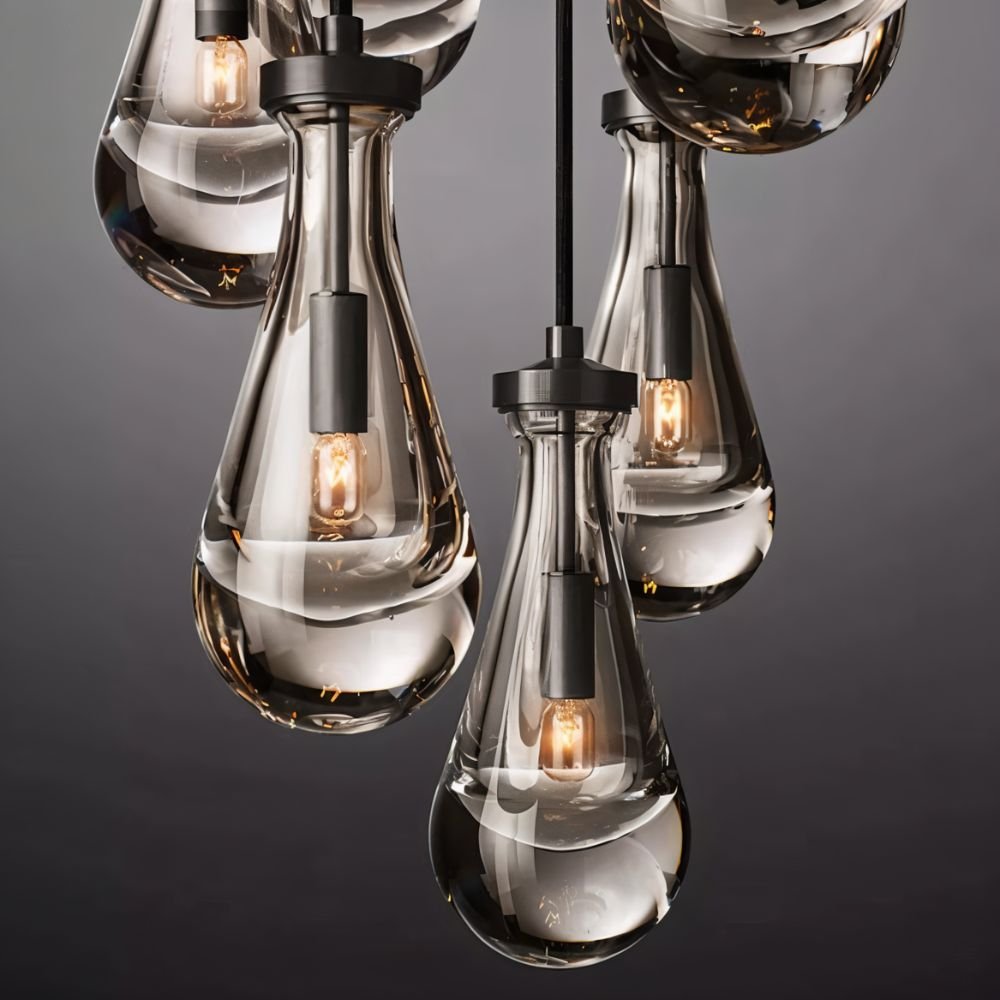 Pulcher Glass Tears Chandelier
