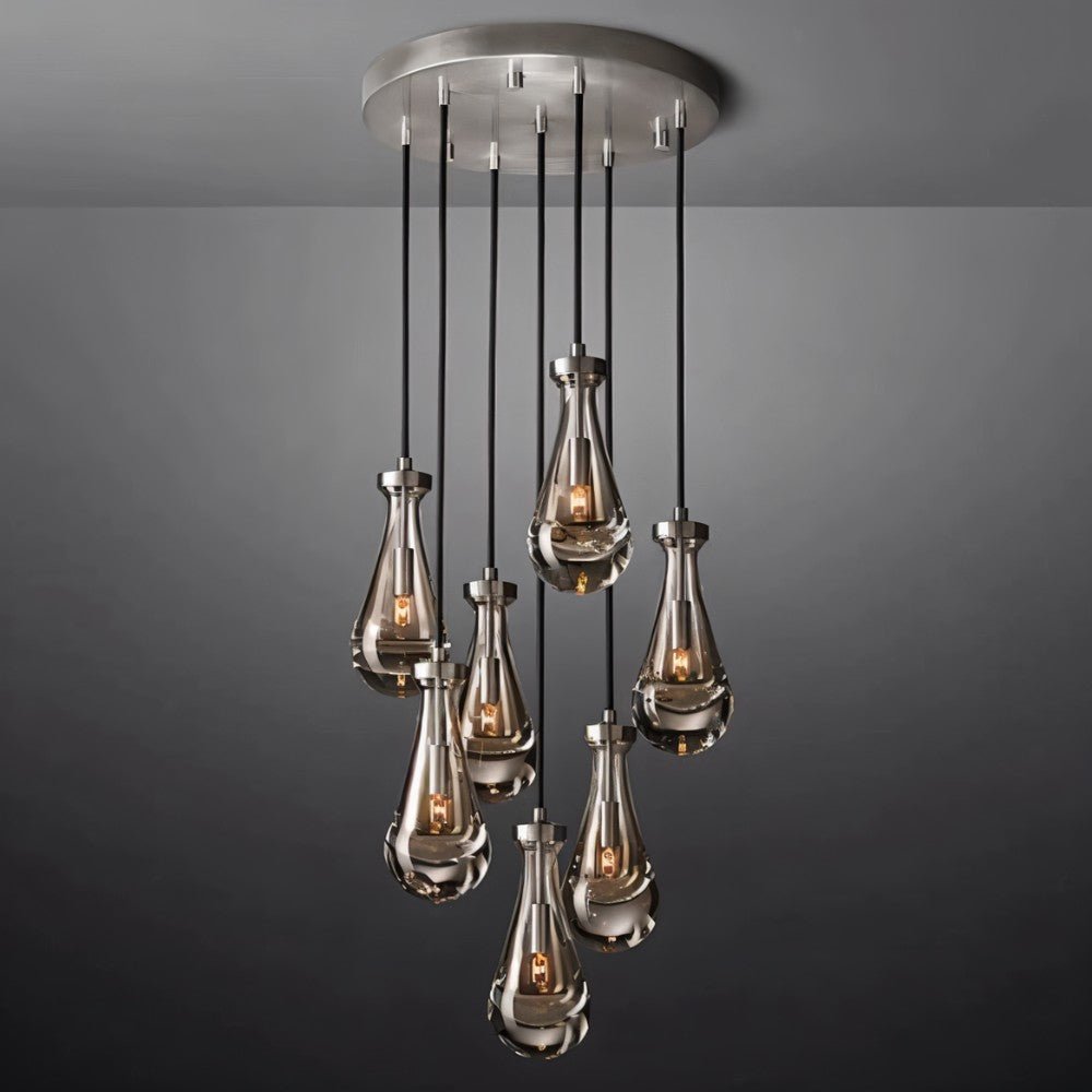 Pulcher Glass Tears Chandelier
