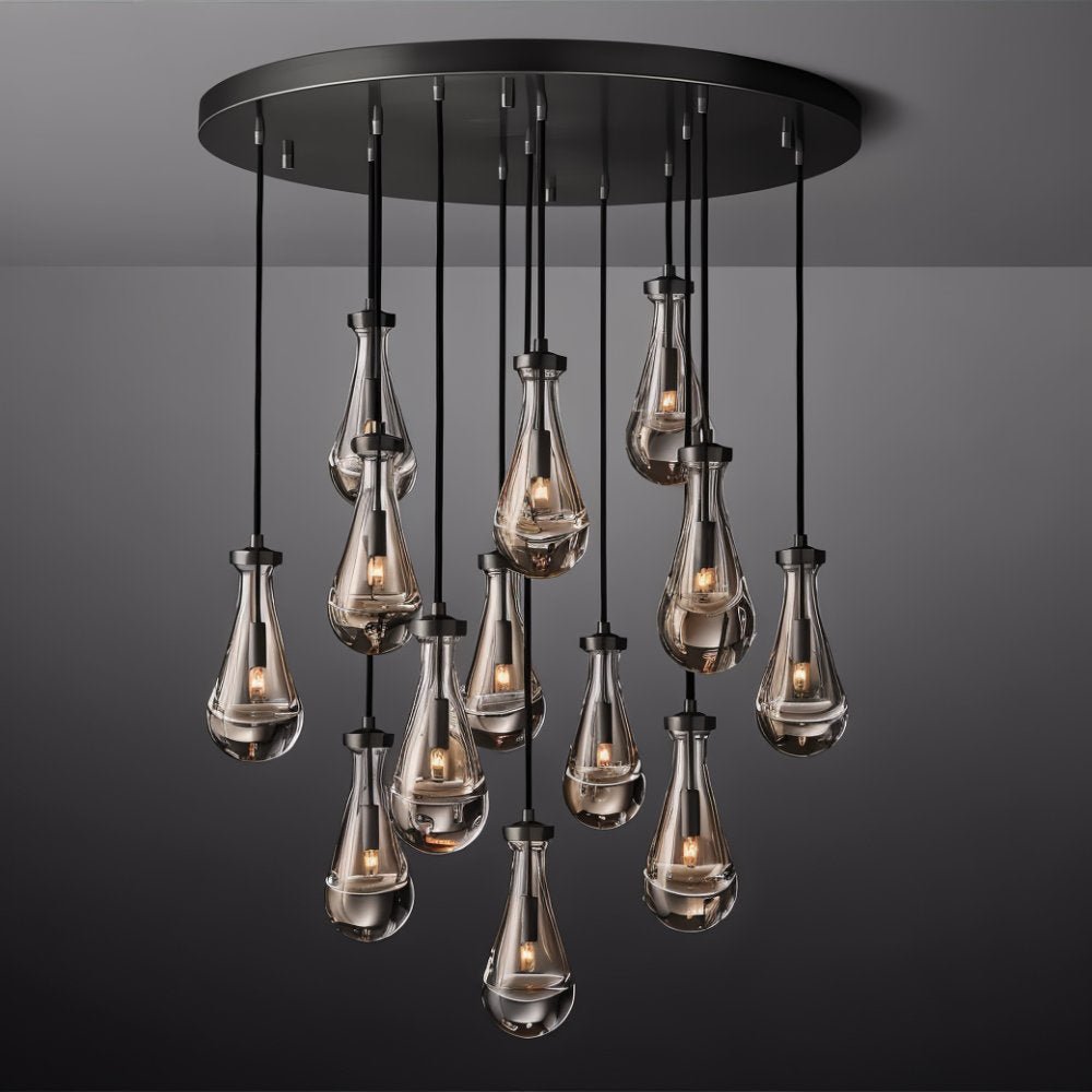 Pulcher Glass Tears Chandelier