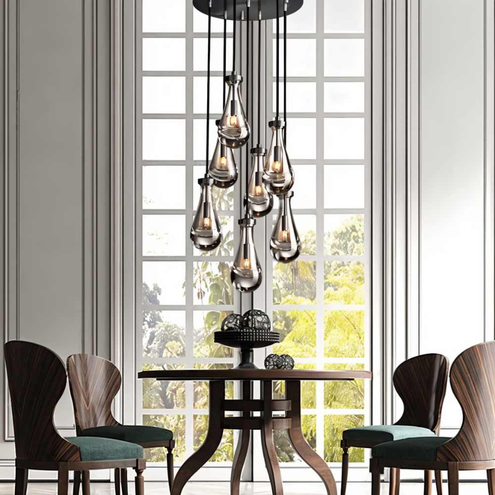 Pulcher Glass Tears Chandelier