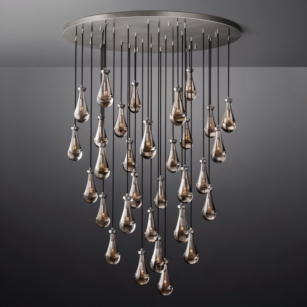 Pulcher Glass Tears Chandelier