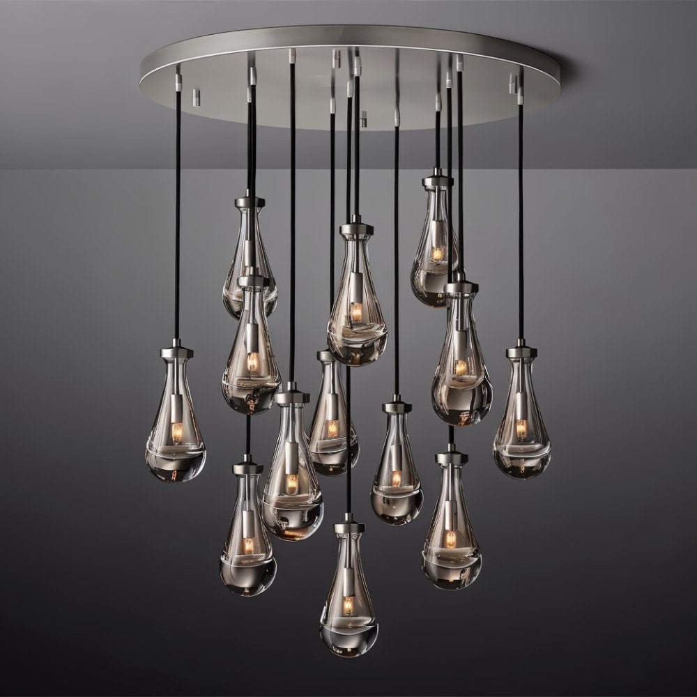 Pulcher Glass Tears Chandelier