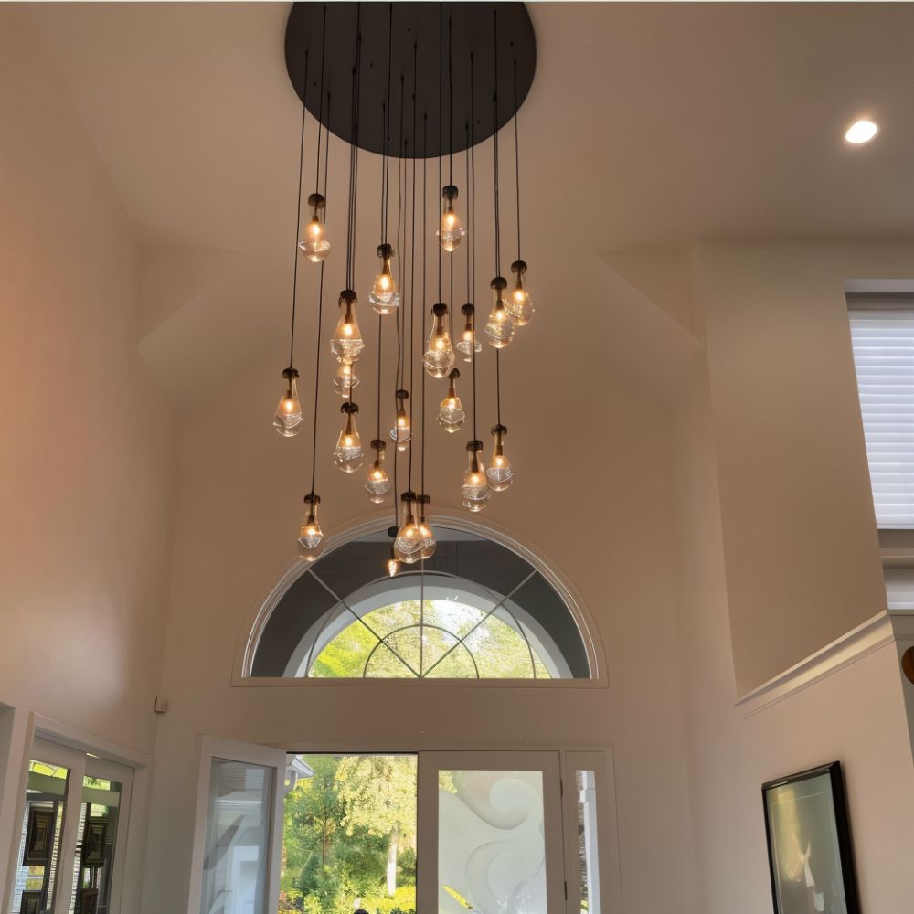 Pulcher Glass Tears Chandelier