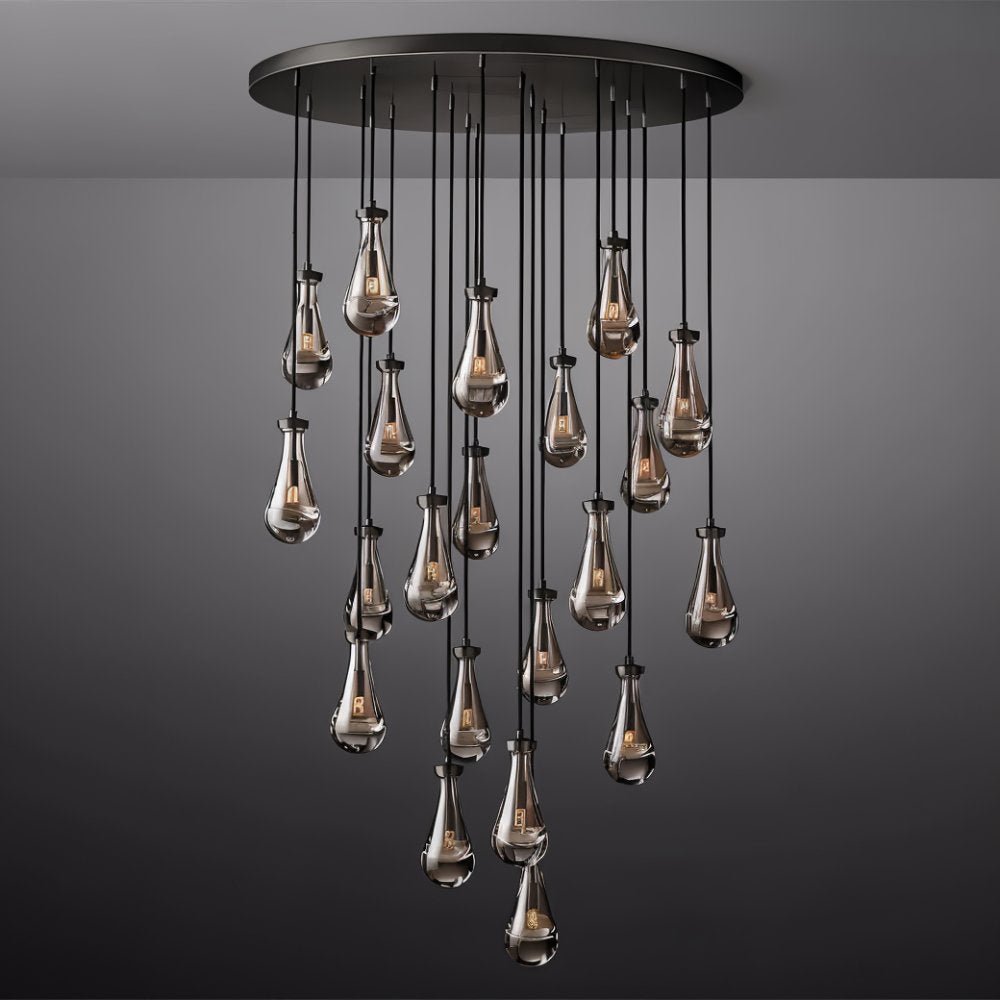 Pulcher Glass Tears Chandelier