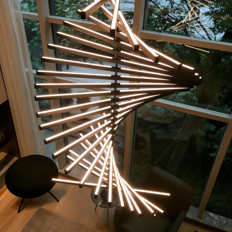 Waves Chandelier
