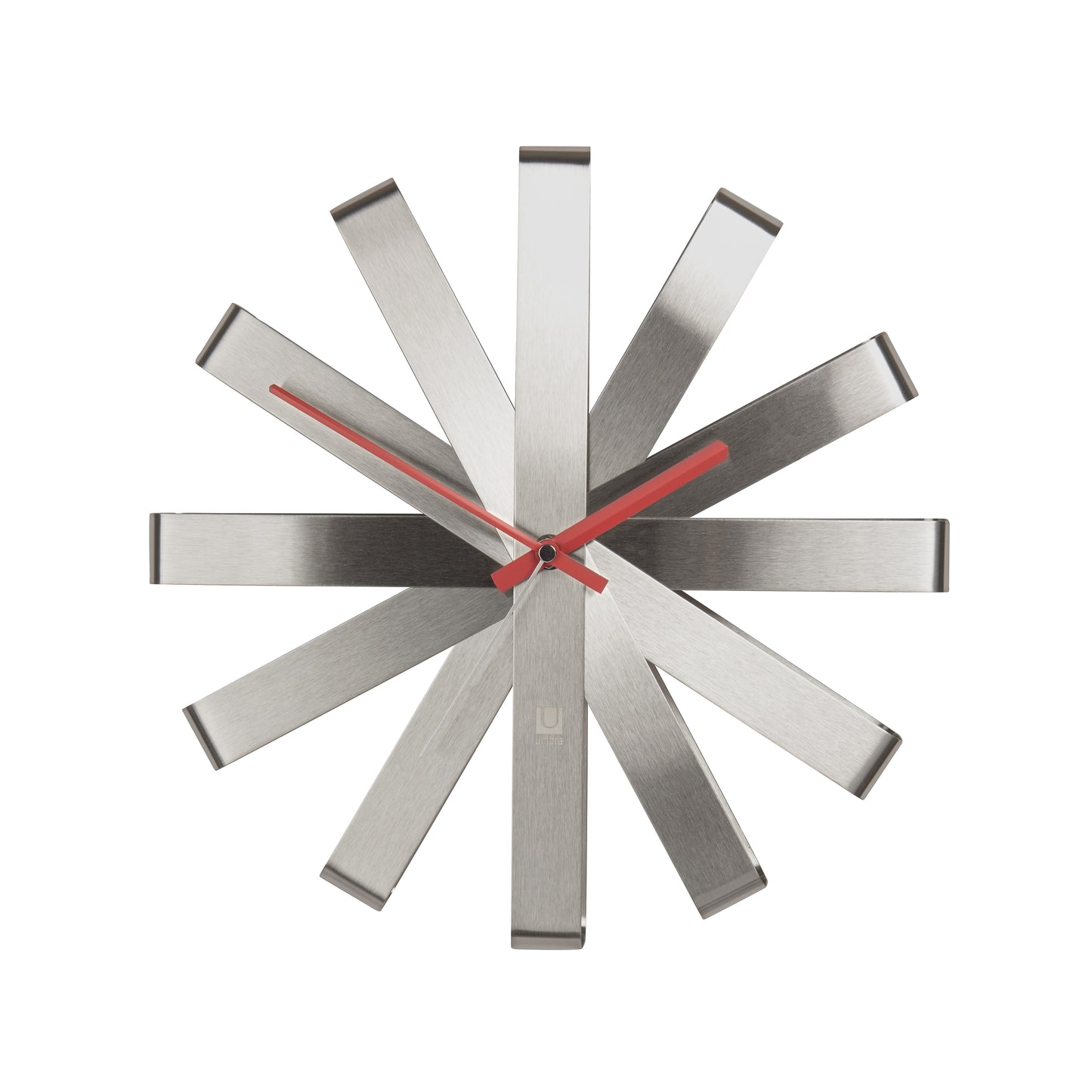 Umbra Ribbon Wall Clock / Steel