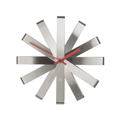 Umbra Ribbon Wall Clock / Steel