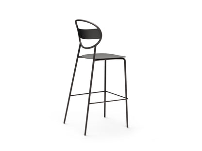Sole Counter Stool All Metal Black