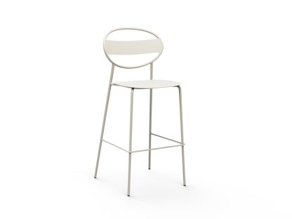 Sole Counter Stool All Metal White