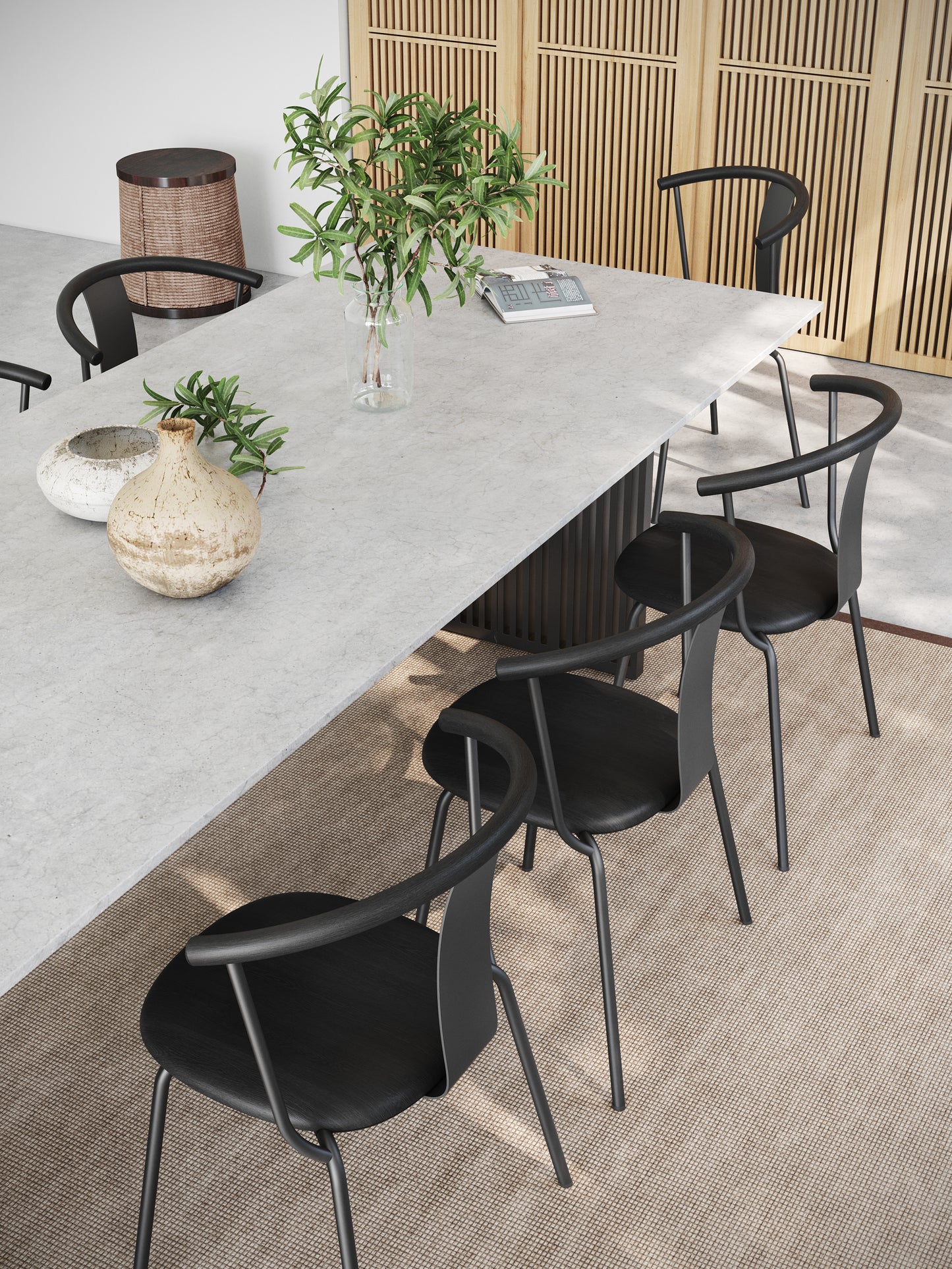 Shu Chair/ Black Frame, Black Ash