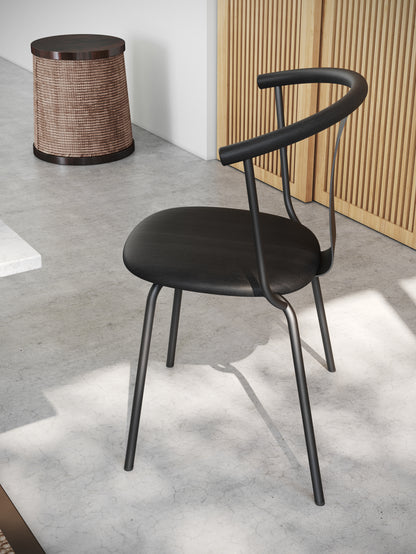 Shu Chair/ Black Frame, Black Ash
