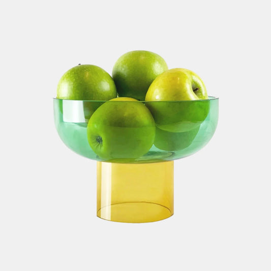 Cloudnola The Tip Top Small Green & Yellow Bowl