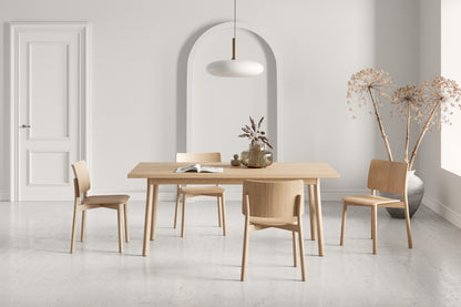 Mia Dining Table / OAK FRAME, OAK MDF TOP