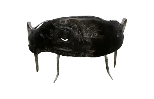 Graven Live Edge Bench, Black