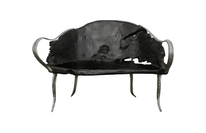 Graven Live Edge Bench, Black