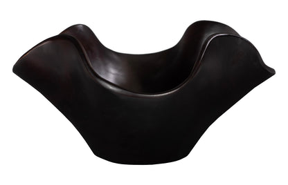 Teak Wood Bowl, Black