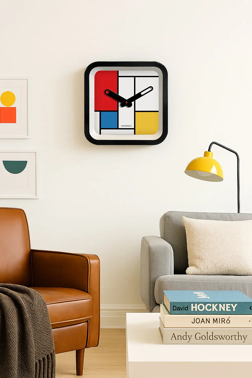 Mondrian Clock