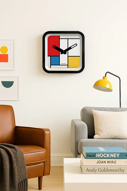 Mondrian Clock
