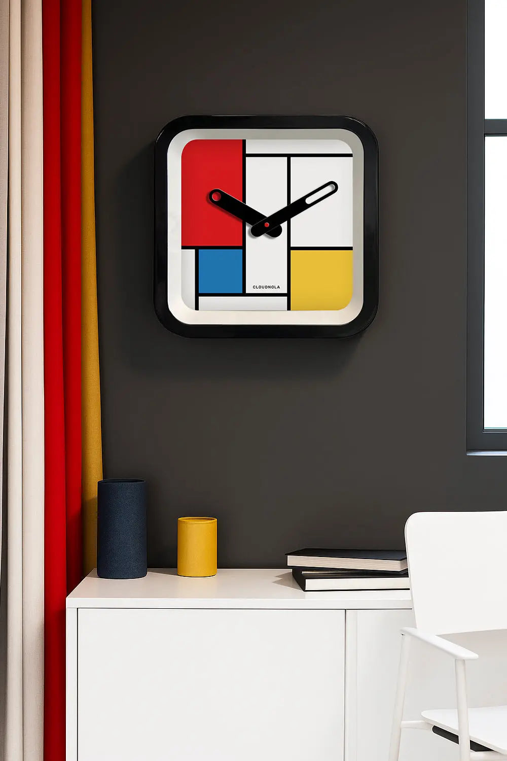 Mondrian Clock