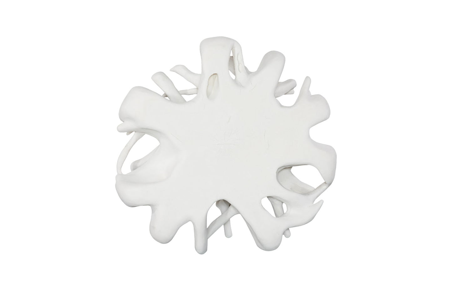 Cast Coffee Table Round, White Stone