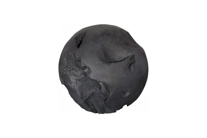 Cast Root Floor Ball, LG, Charcoal Stone