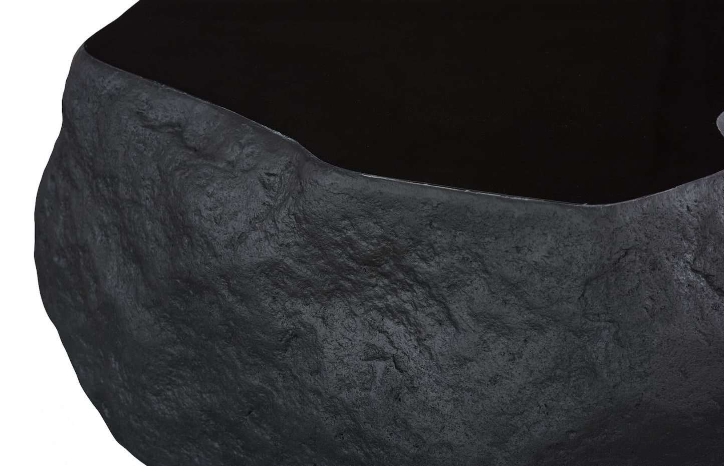 Quarry Coffee Table, Small, Black Glamstone
