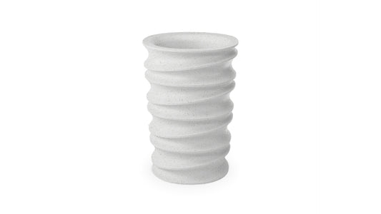 SWIZZLE™ 35″ Planter / Ivory