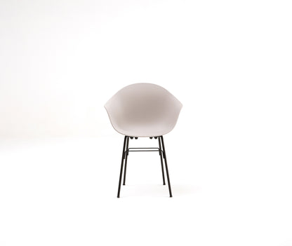 TA Armchair / Er Base Black Powder Coated / Cool Grey Seat