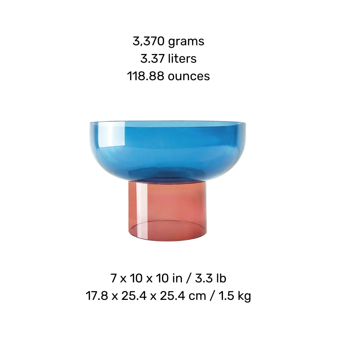 Tip Top XL Blue & Pink Bowl