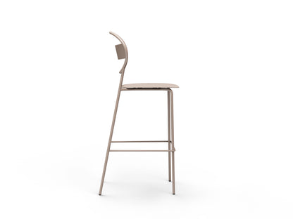 Sole Counter Stool All Metal Beige