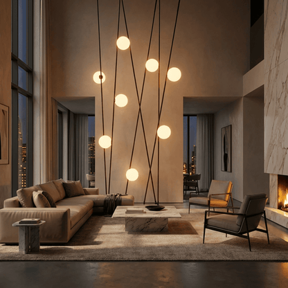 Glita Floor To Ceiling Lamp