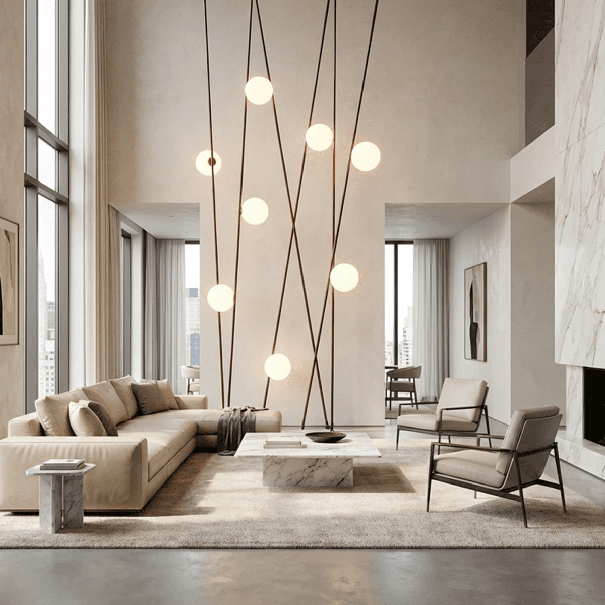 Glita Floor To Ceiling Lamp