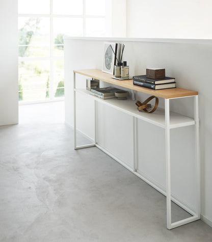 Long Console Table - Steel