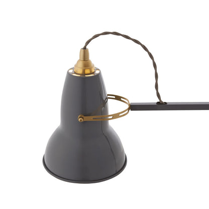 Original 1227 Brass Desk Lamp Elephant Grey