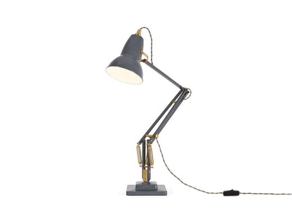 Original 1227 Brass Desk Lamp Elephant Grey