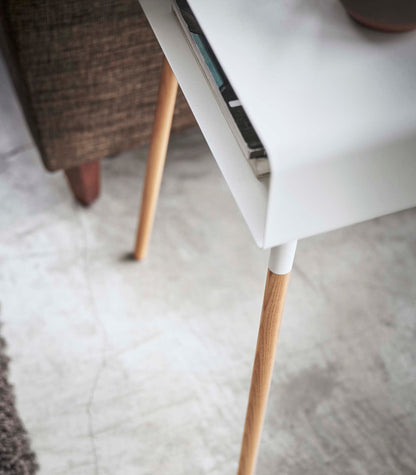 Storage Table - Tall (23" H)  - Steel + Wood