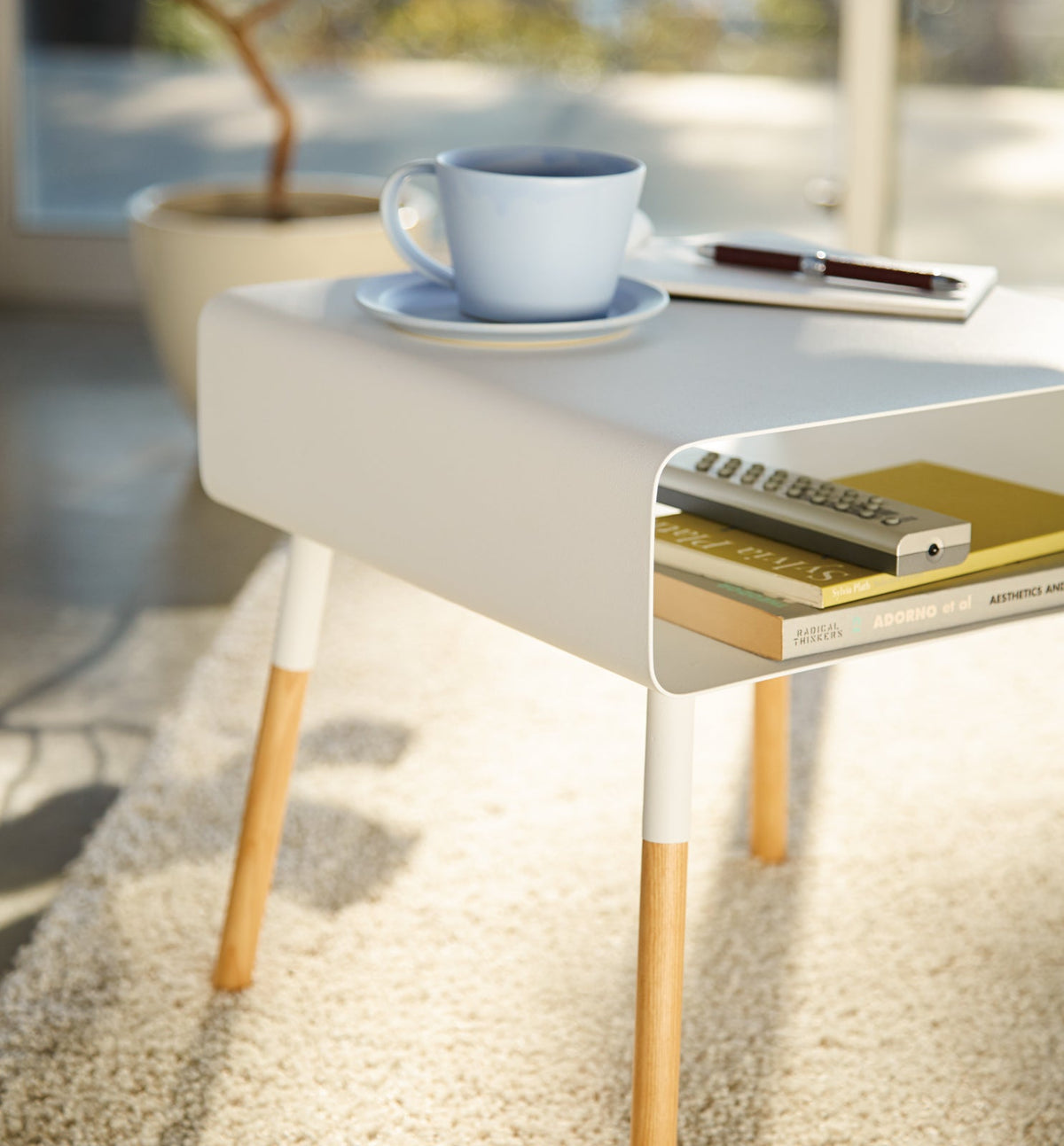 Storage Table - Short (14" H)  - Steel + Wood