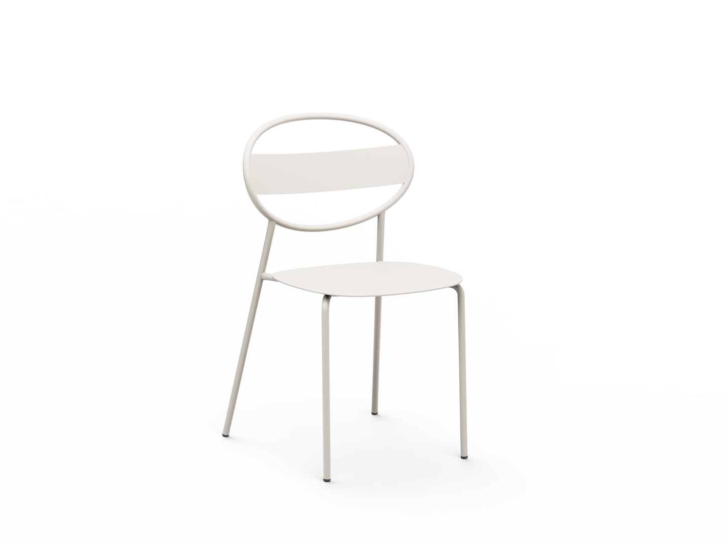 Sole Chair - All Metal White