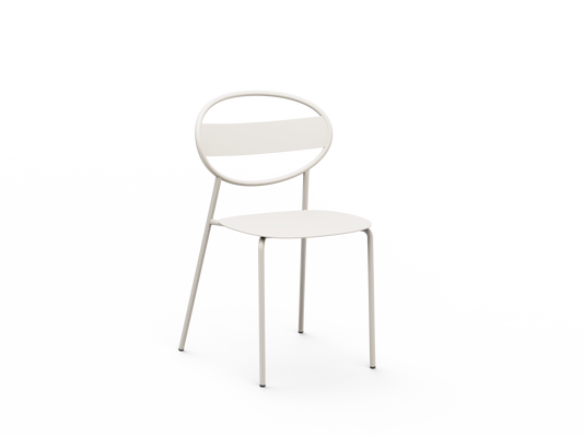 Sole Chair - All Metal White