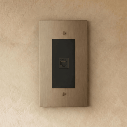 The Brass Telephone Socket (RJ11) (1-Gang)