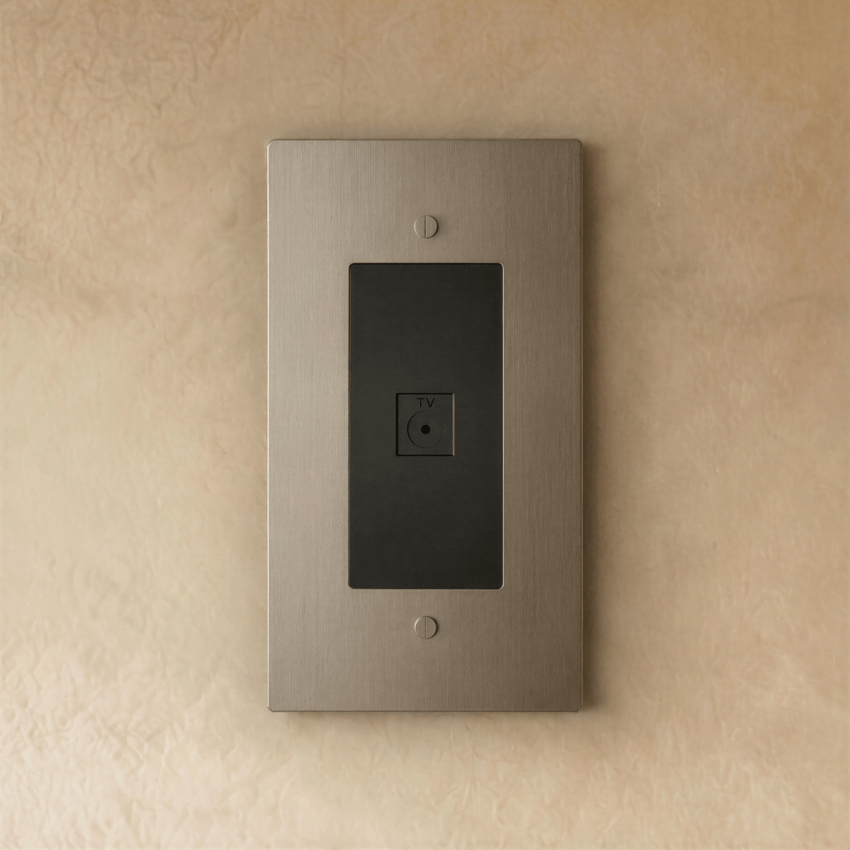 The Brass TV Socket (1-Gang)