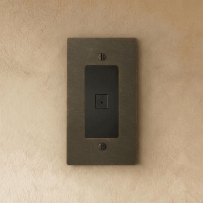 The Brass TV Socket (1-Gang)